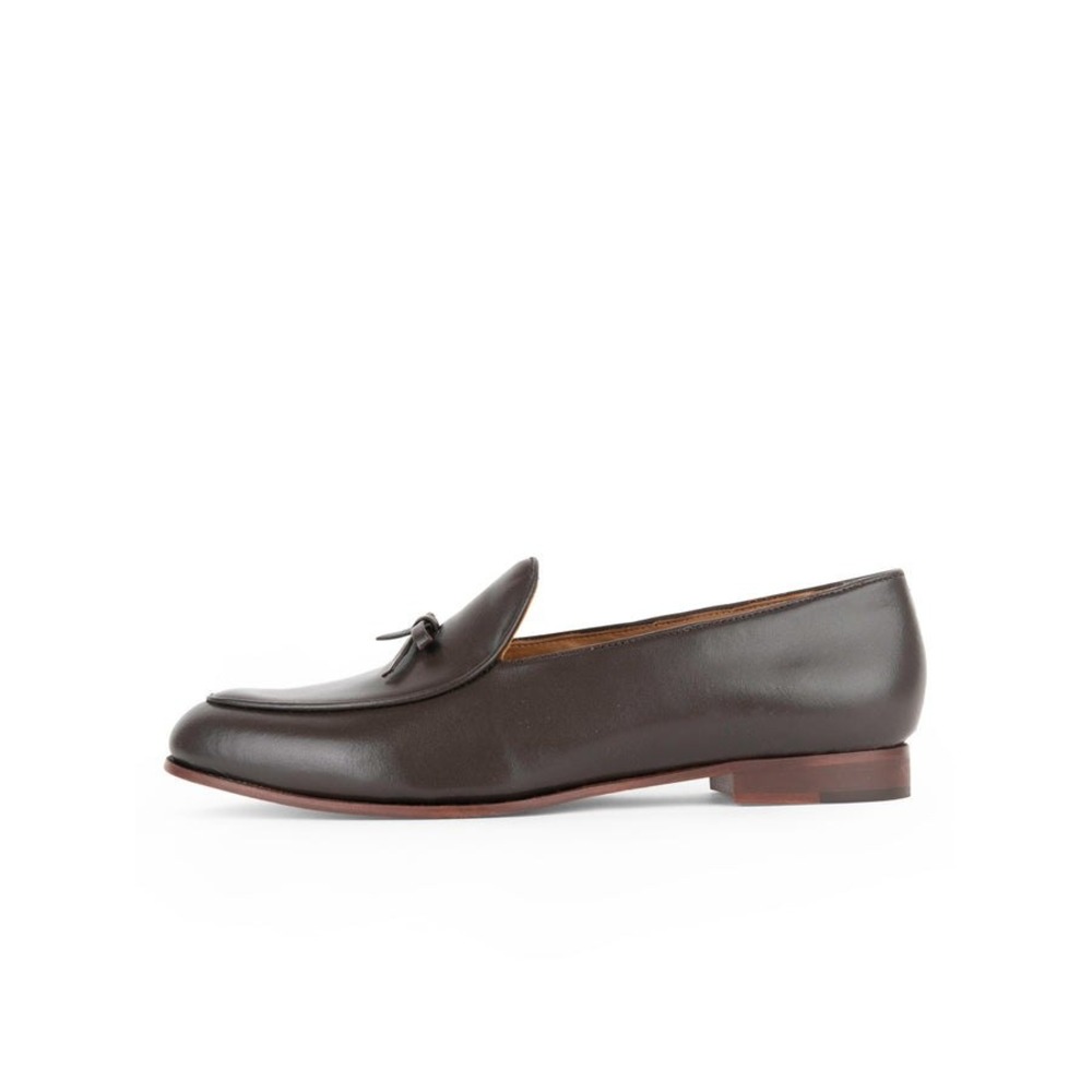 Patricia Green Collection Womens Brown Coco Belgian Loafer 8.5M